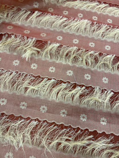 PRINCIPESSA 004 silk organza jacquard fil coupé