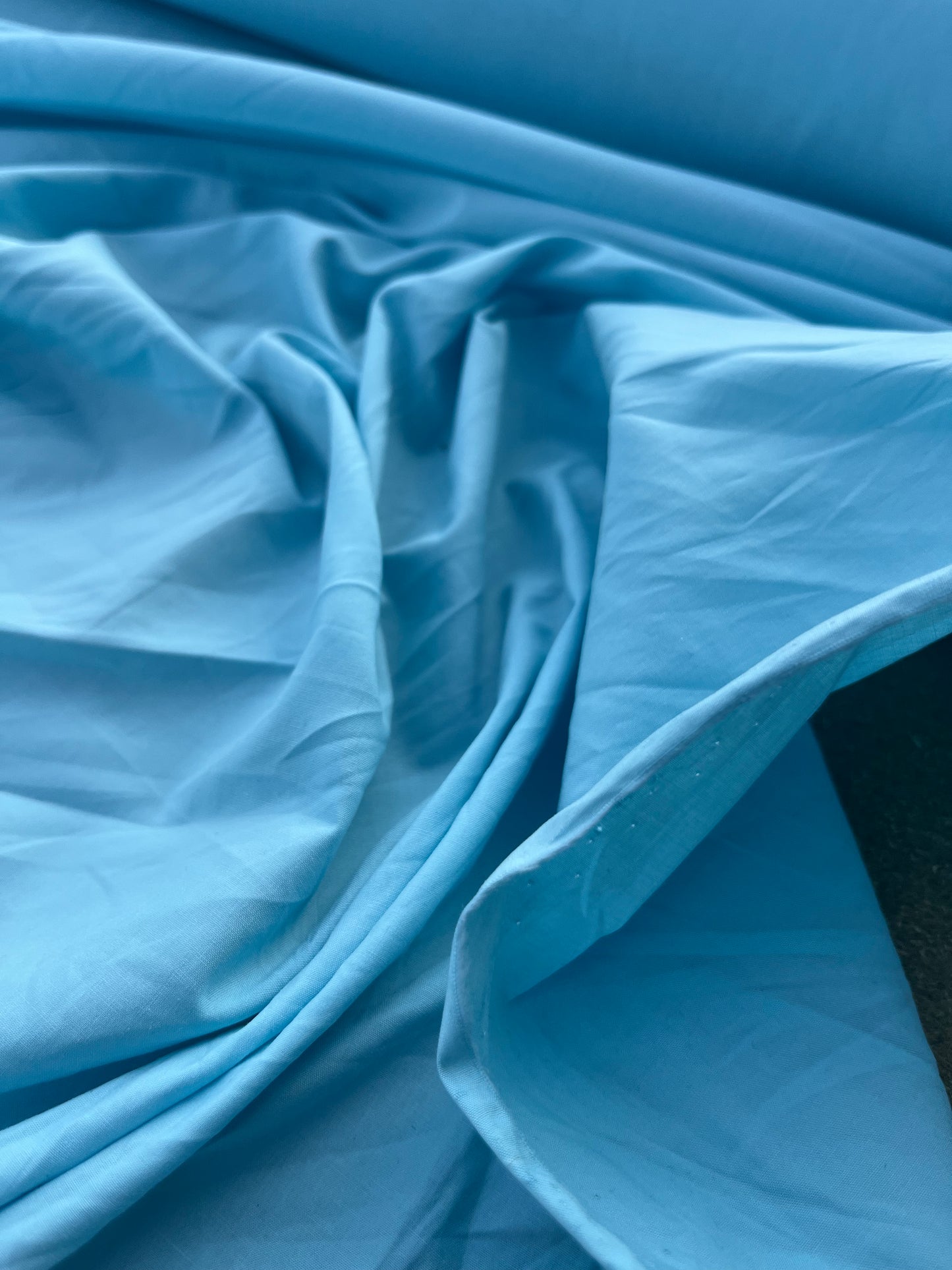 LC ROSARIO 027 light cotton satin aqua