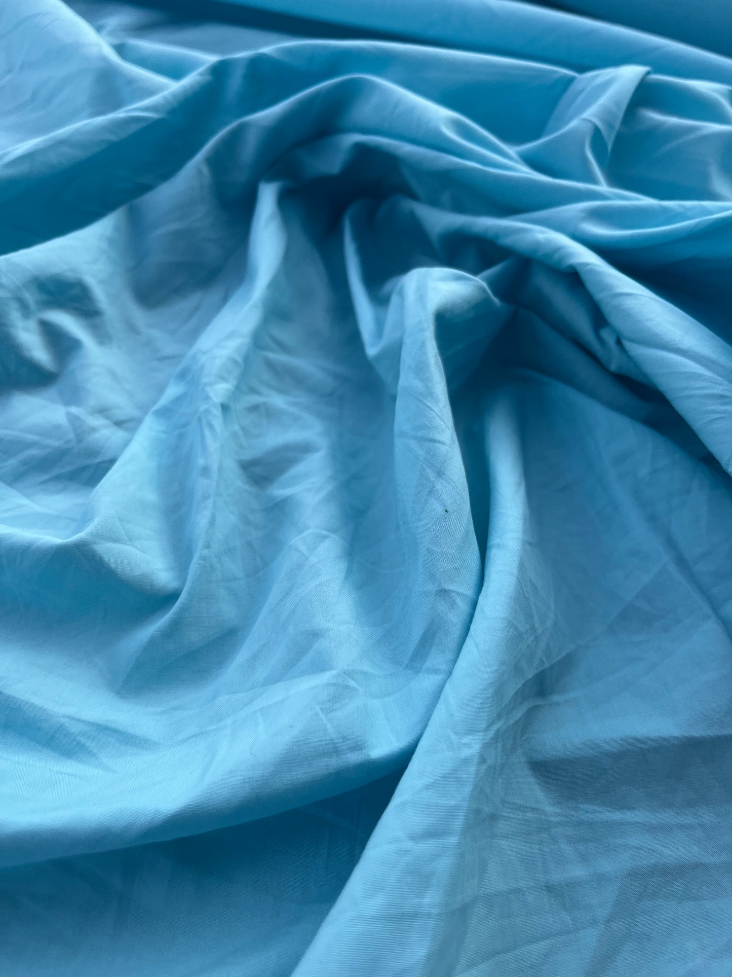 LC ROSARIO 027 light cotton satin aqua