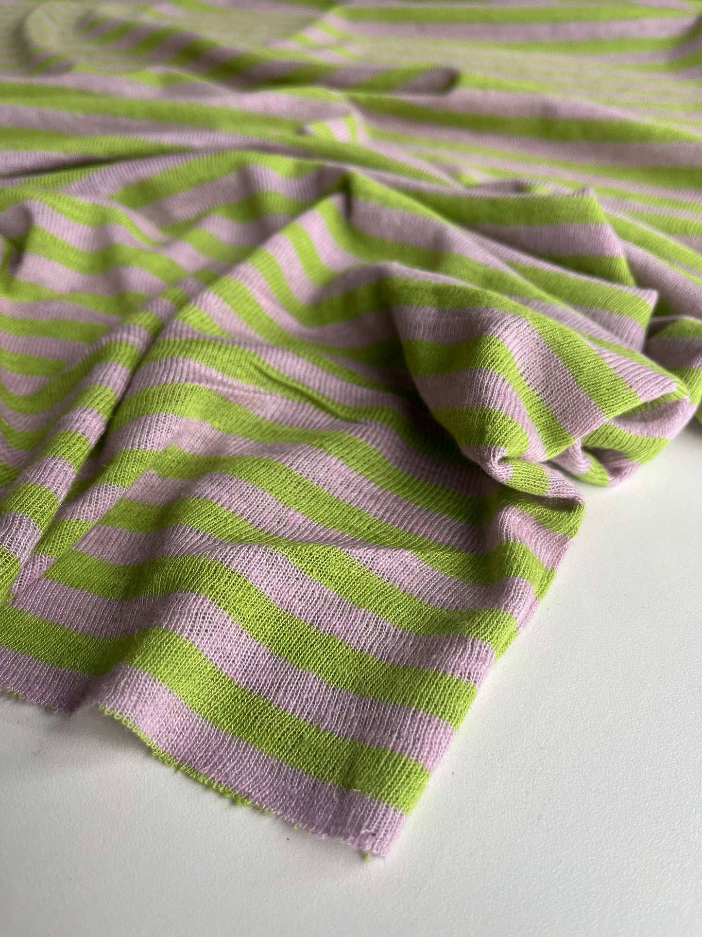 BASILE 012 jersey linen/cotton stripes