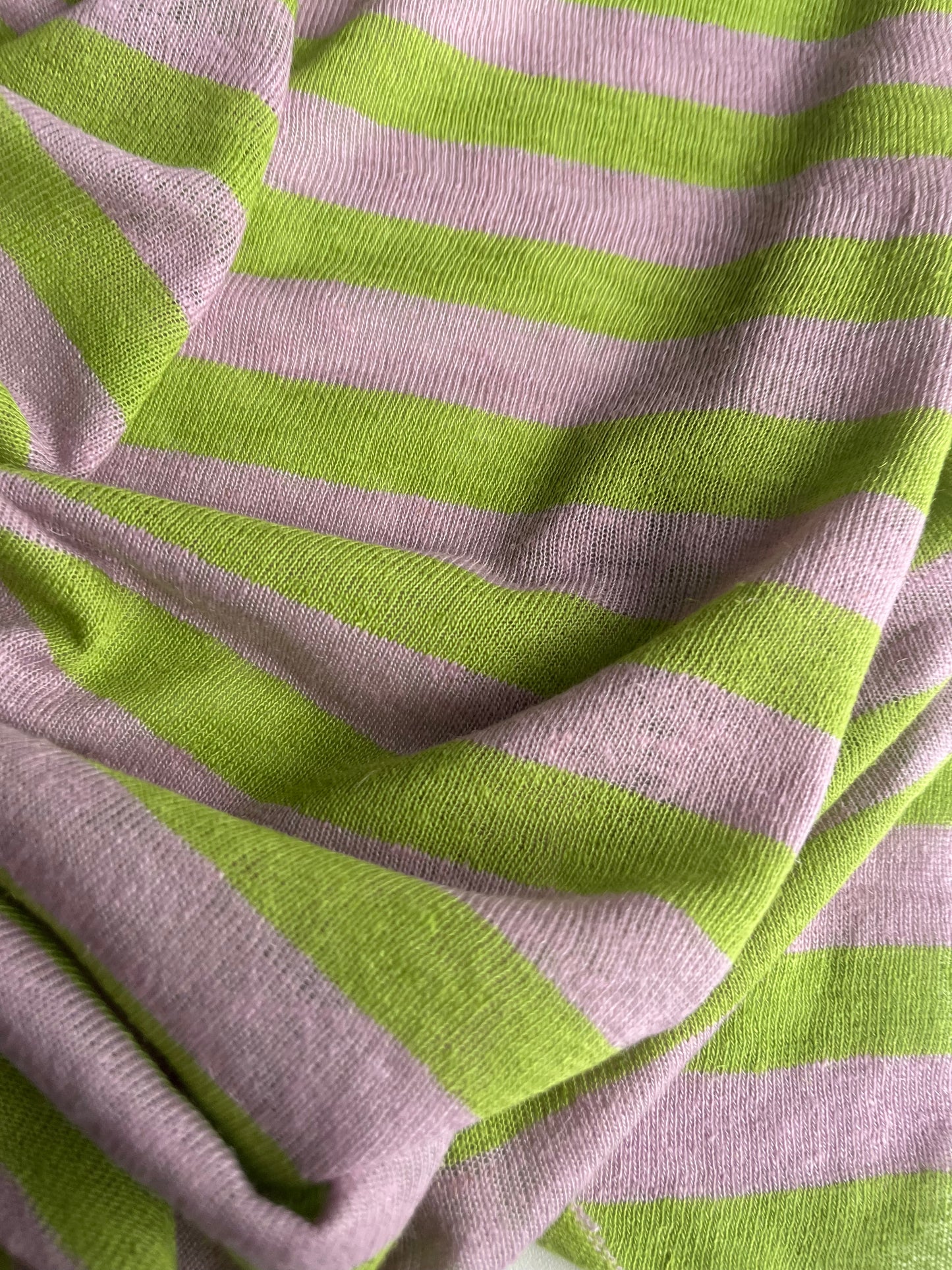 BASILE 013 jersey linen/cotton stripes