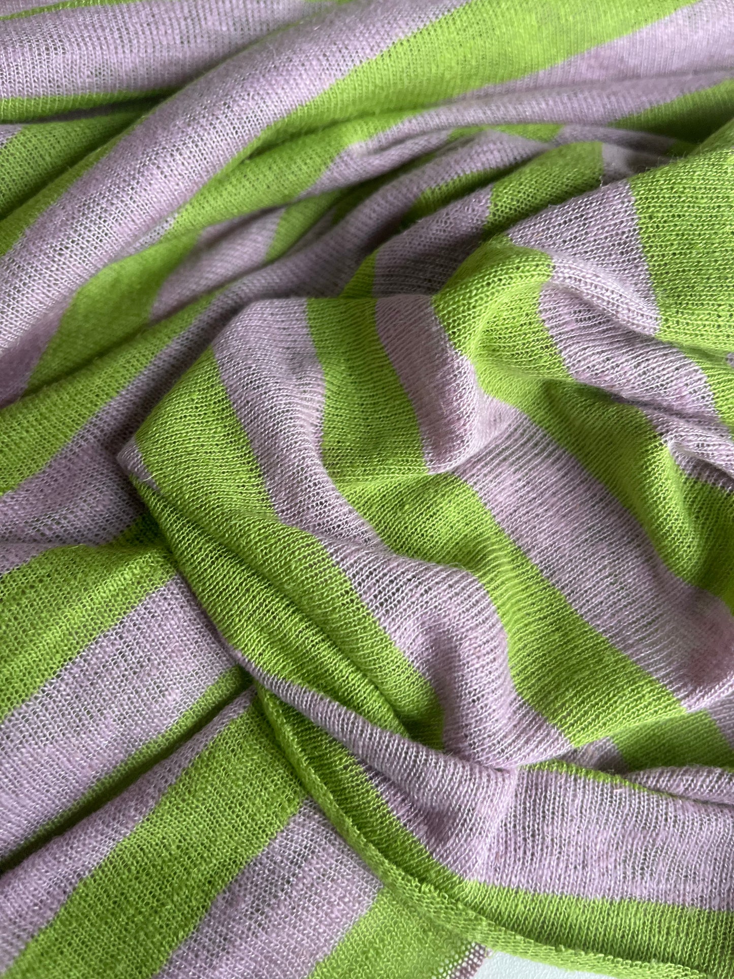 BASILE 013 jersey linen/cotton stripes