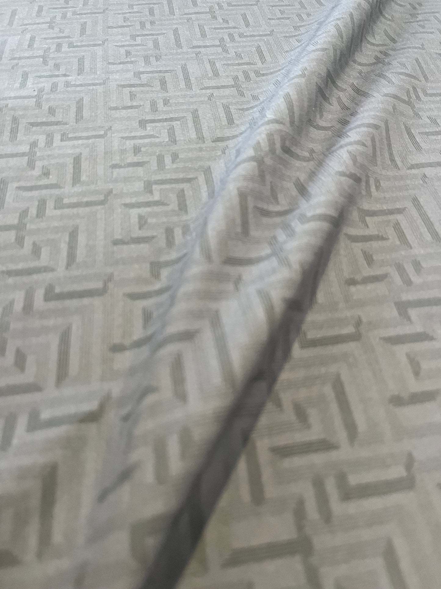 C02 CAN 1025 cotton voile grey geometrical print