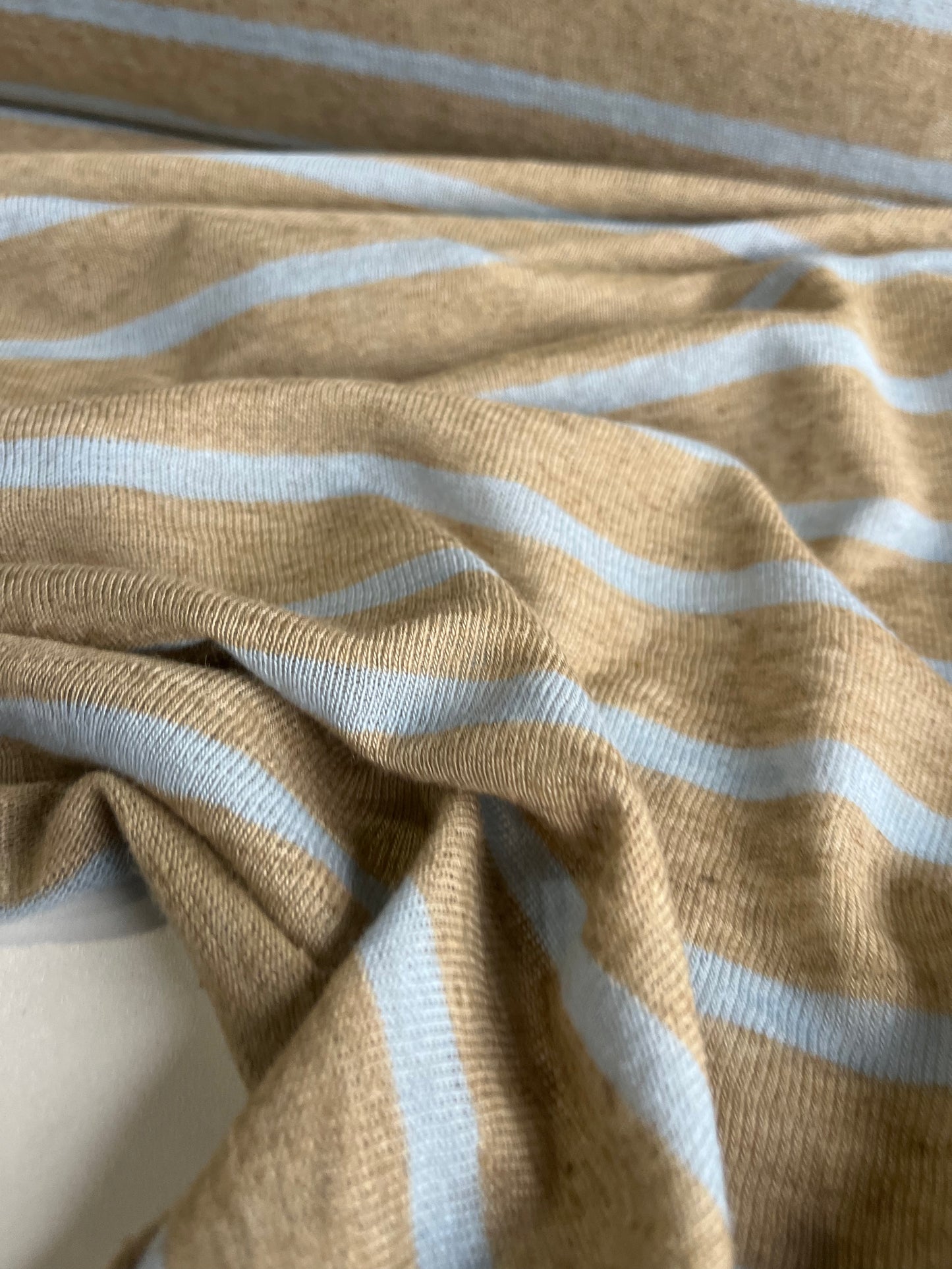 BASILE 015 jersey linen/cotton stripes