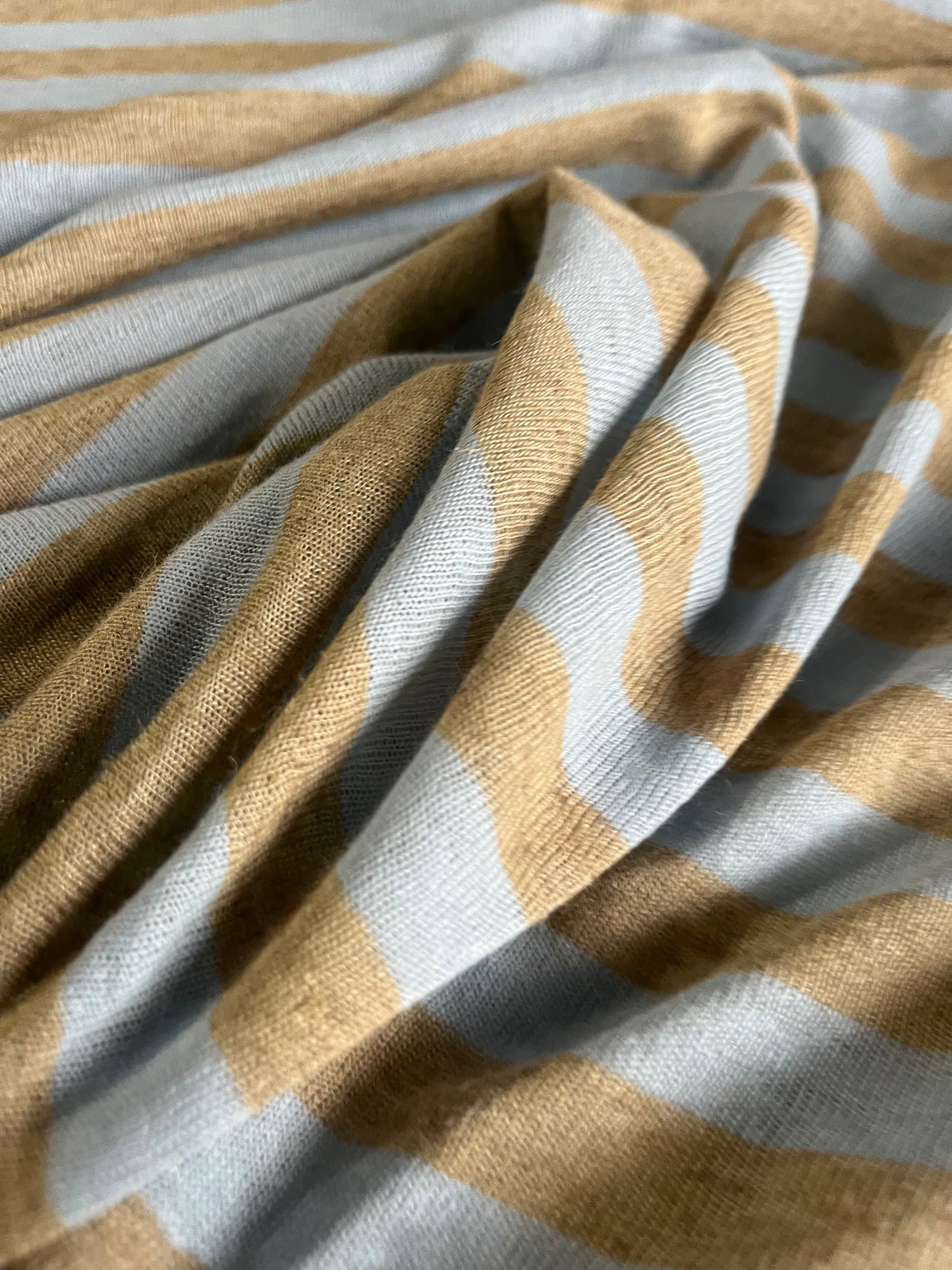 BASILE 016 jersey linen/cotton stripes