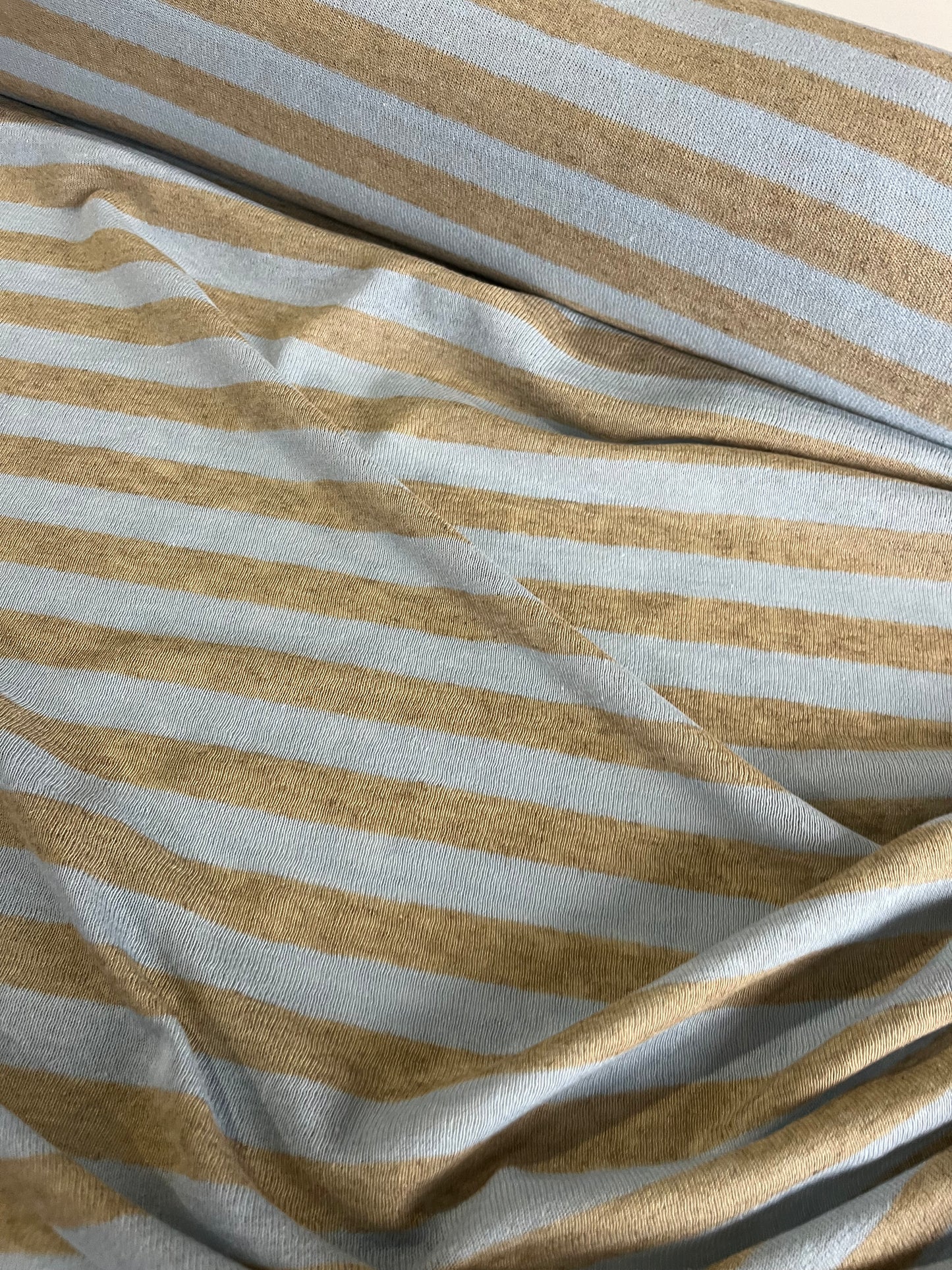 BASILE 016 jersey linen/cotton stripes