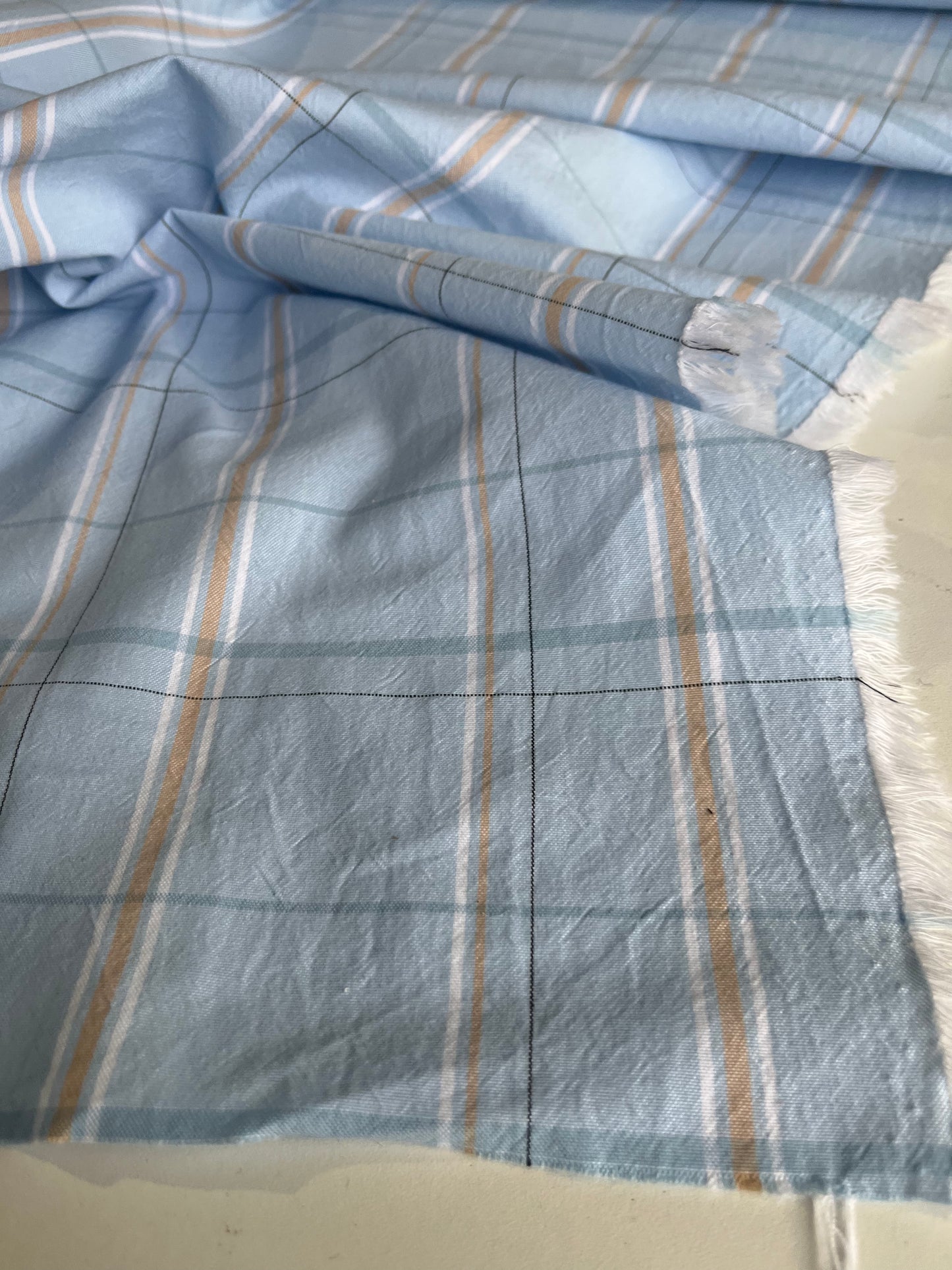 BASILE 017 washed cotton check