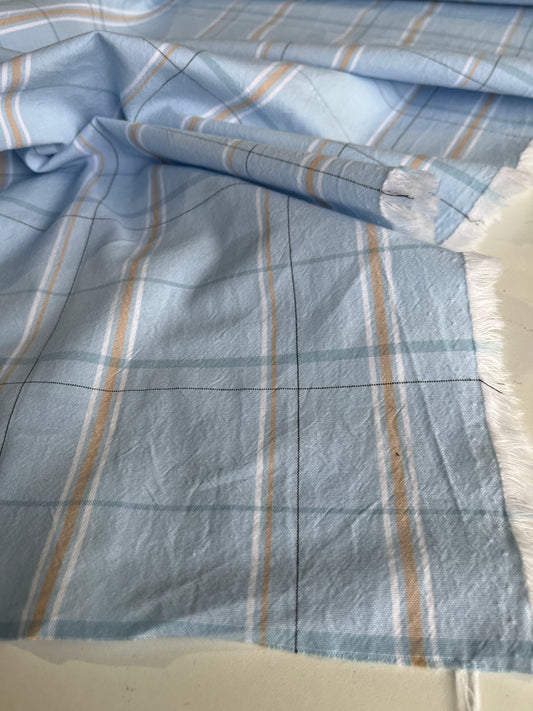 BASILE 017 washed cotton check