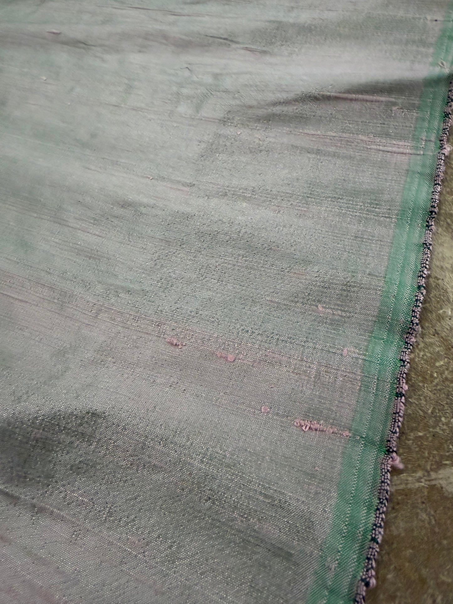 PRINCIPESSA 009 olive silk shantung