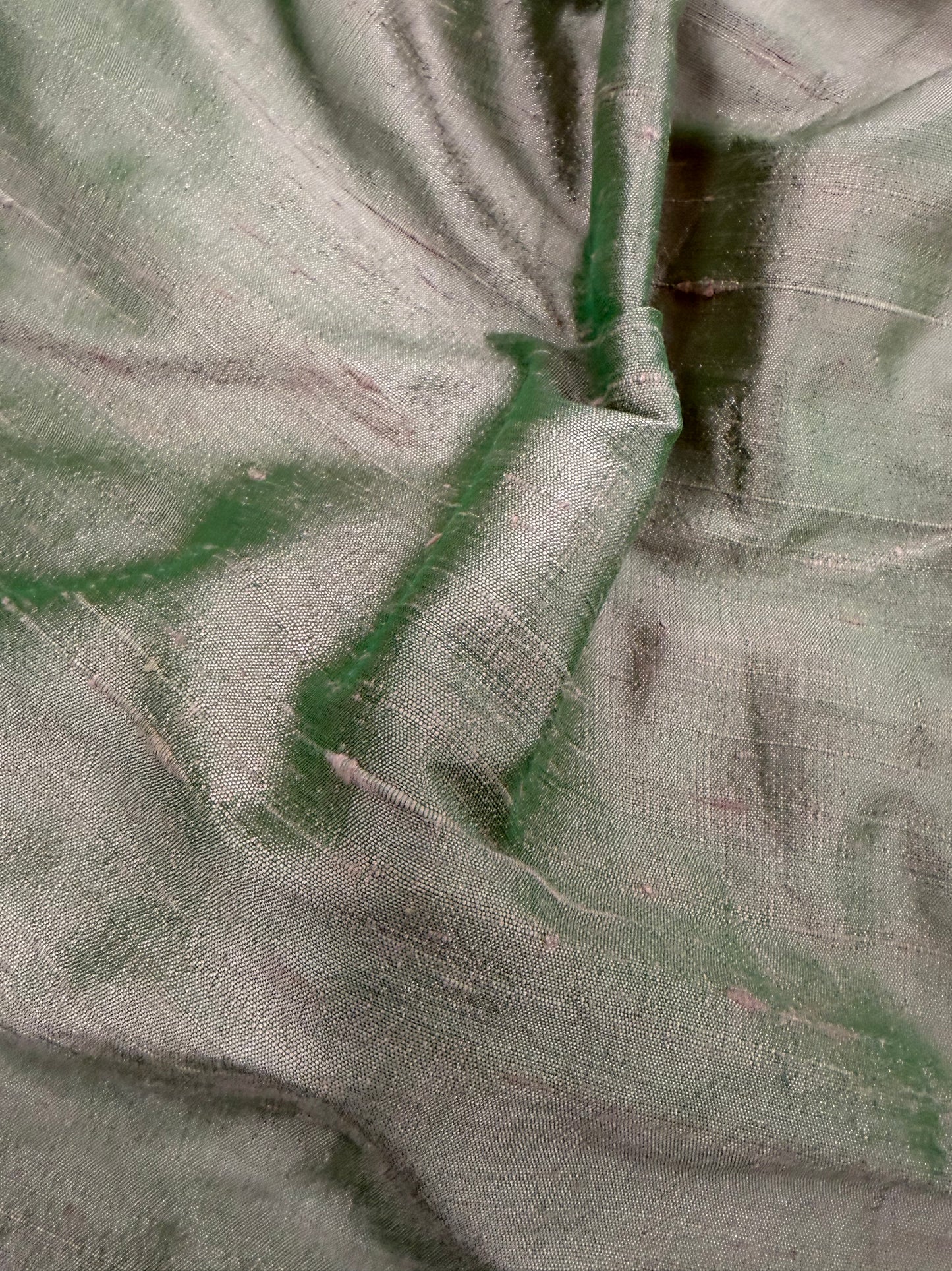 PRINCIPESSA 009 olive silk shantung