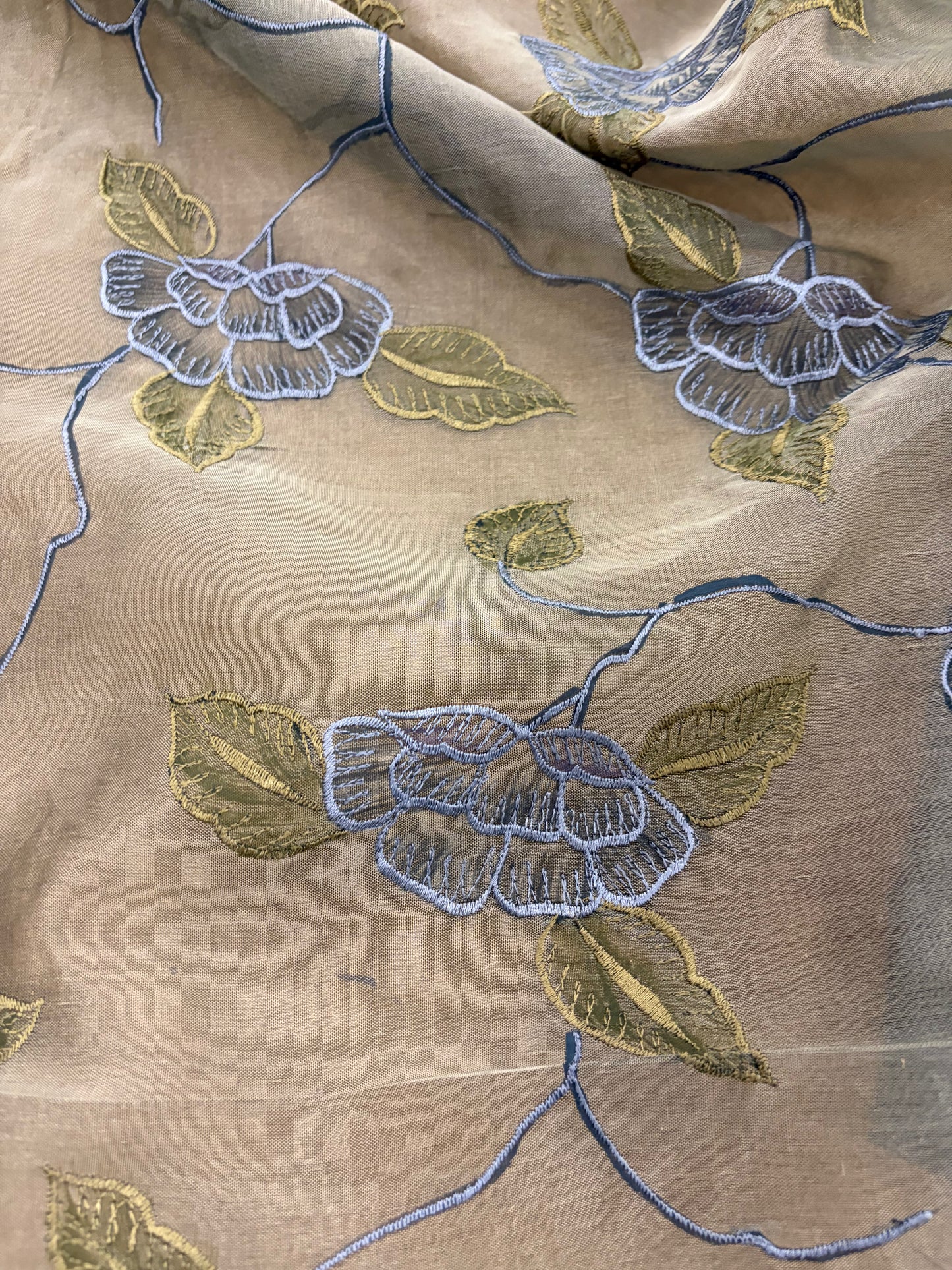 PRINCIPESSA 010 silk organza embroidered