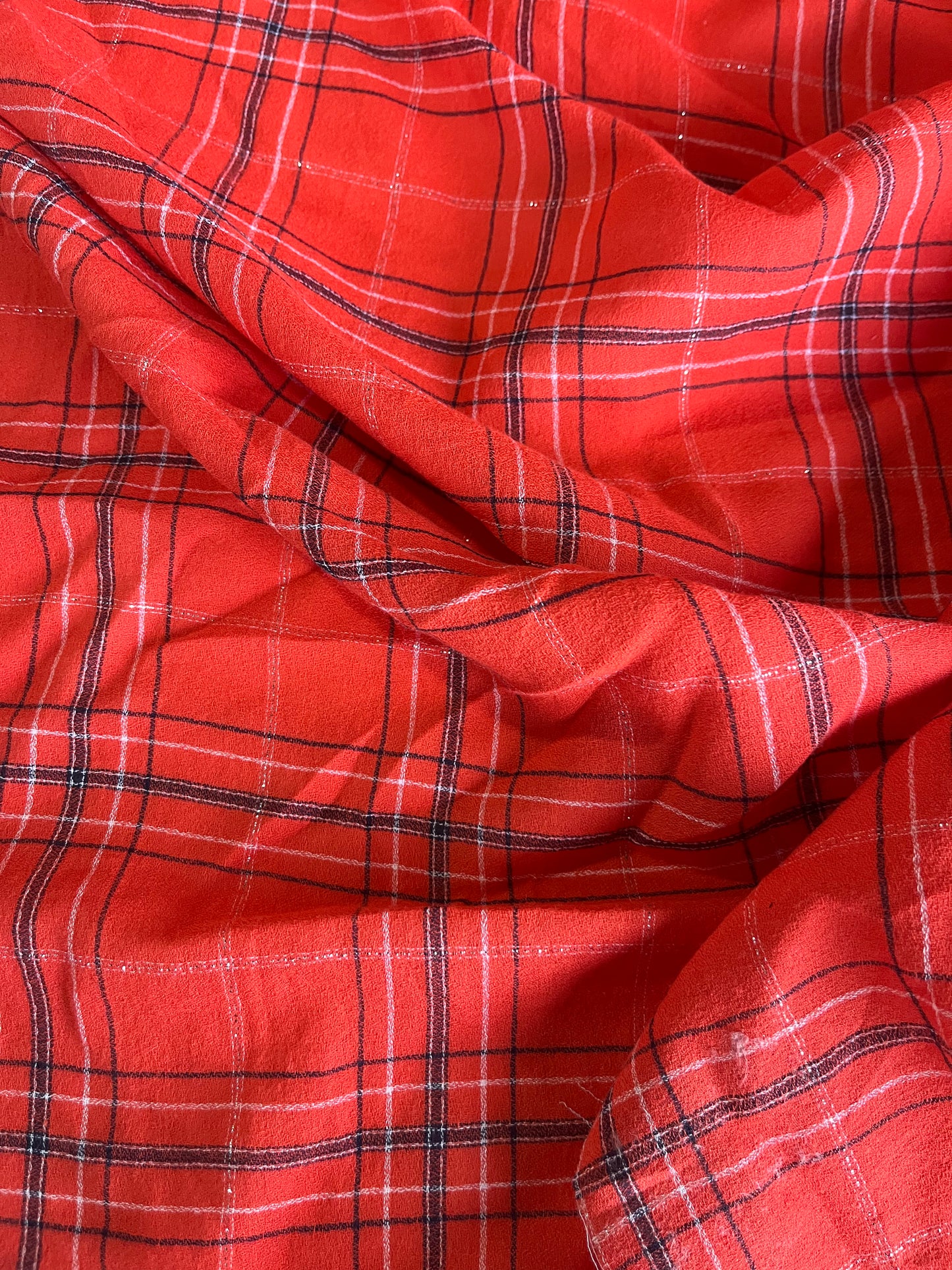 BASILE 019 cotton lurex check