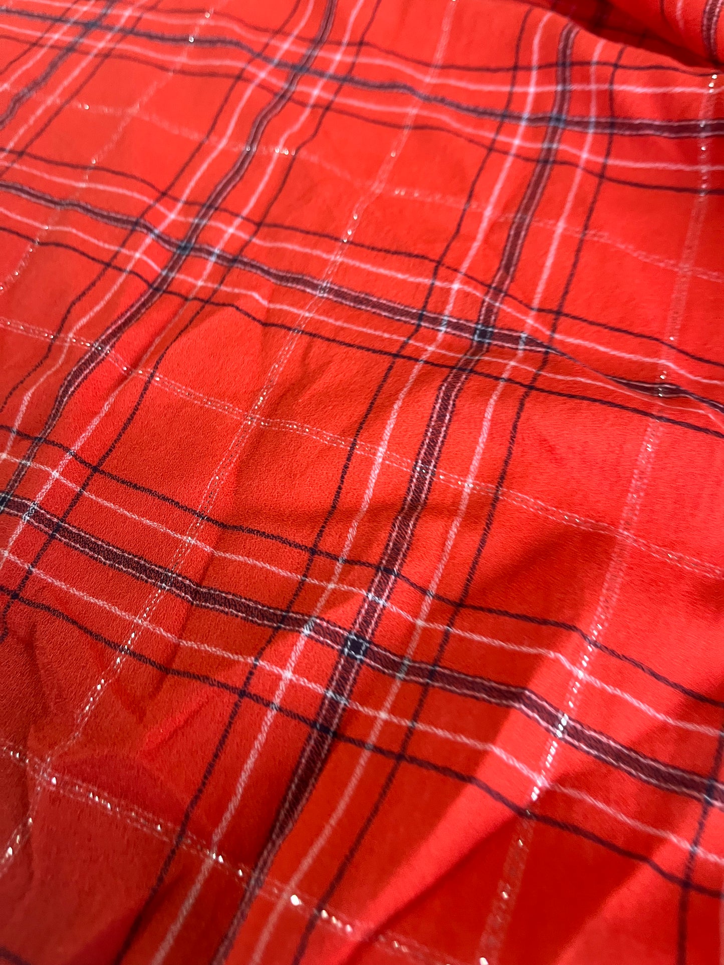 BASILE 019 cotton lurex check