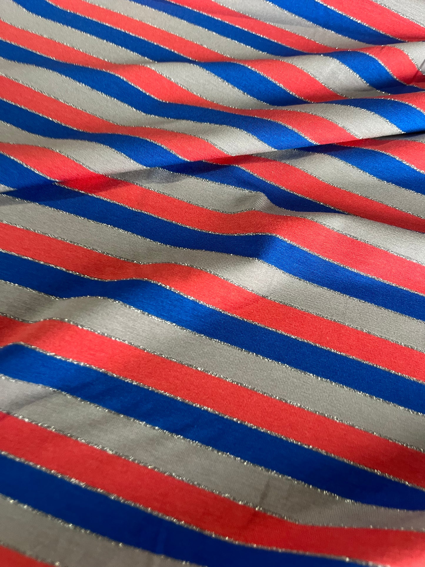 BASILE 020 viscose jersey stripes with lurex