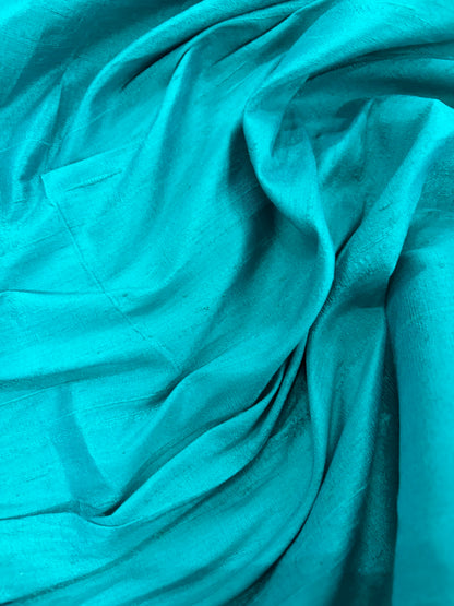 PRINCIPESSA 013 turquoise silk shantung