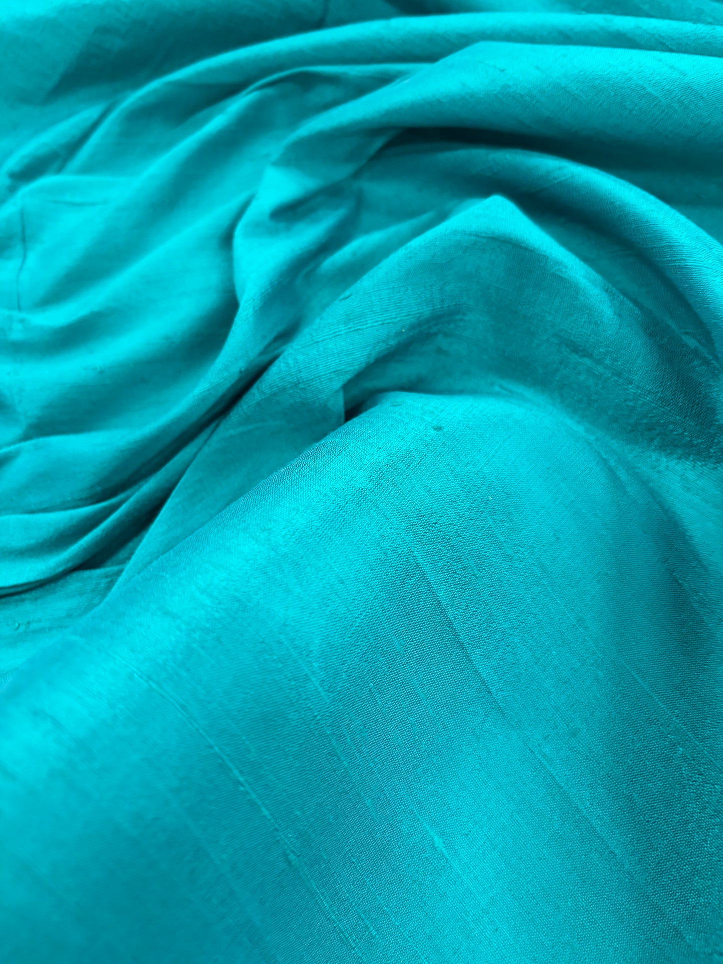PRINCIPESSA 013 turquoise silk shantung