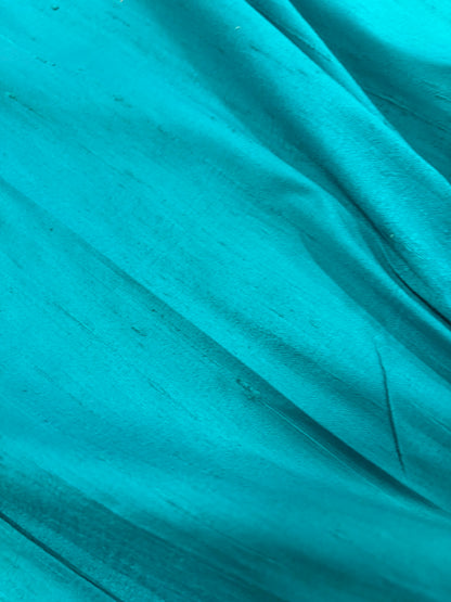 PRINCIPESSA 013 turquoise silk shantung