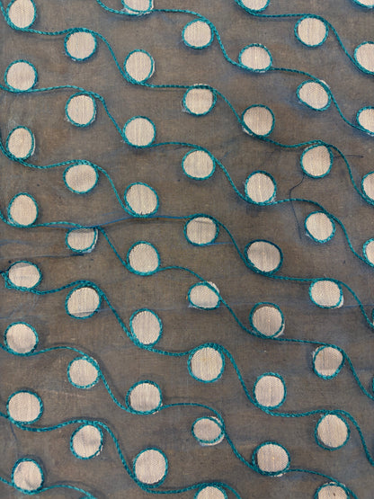 PRINCIPESSA 015 silk organza embroidered