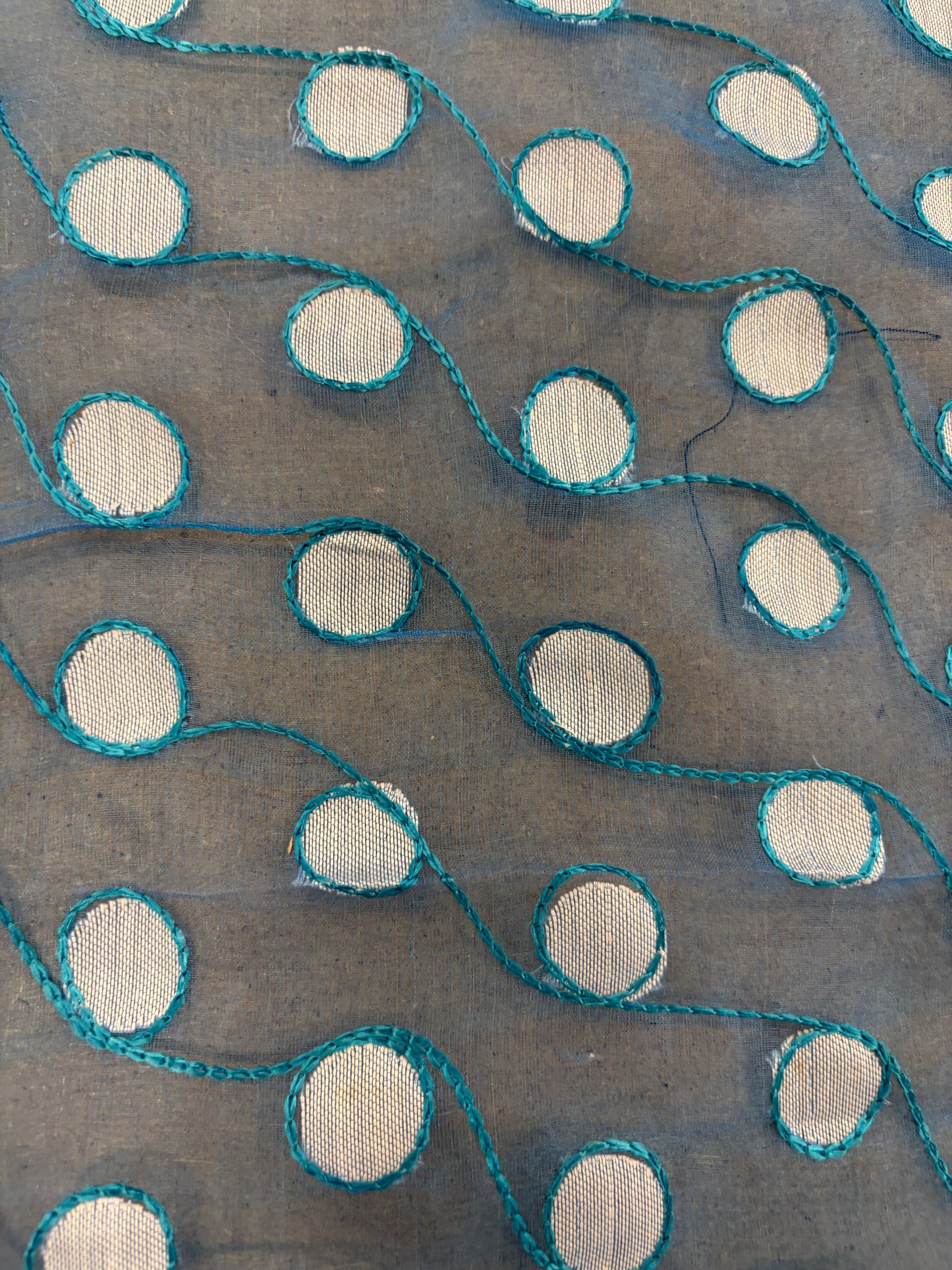 PRINCIPESSA 015 silk organza embroidered