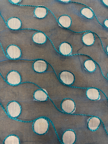 PRINCIPESSA 015 silk organza embroidered