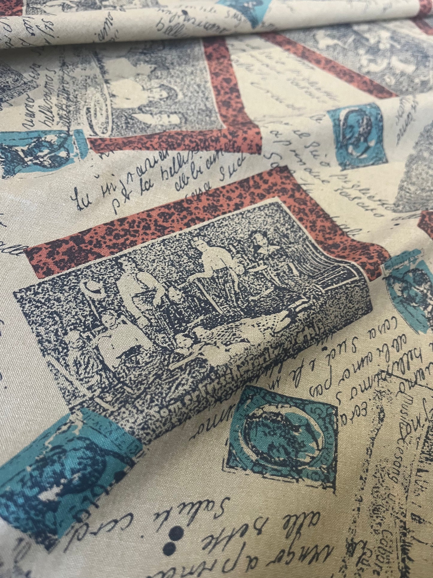 CARLA 005 viscose patchwork print camel ground