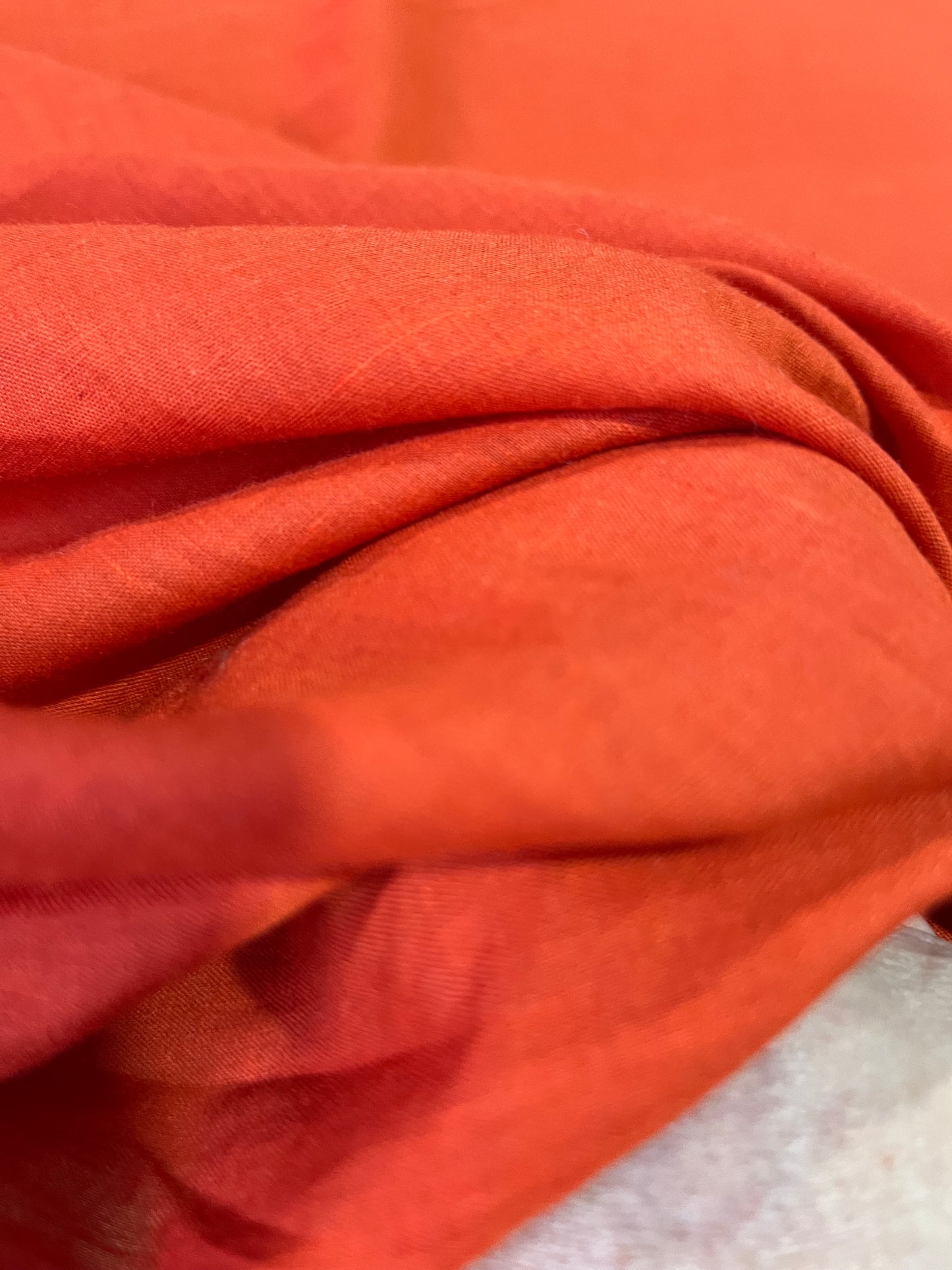 E02 PC 008 cotton voile burned orange