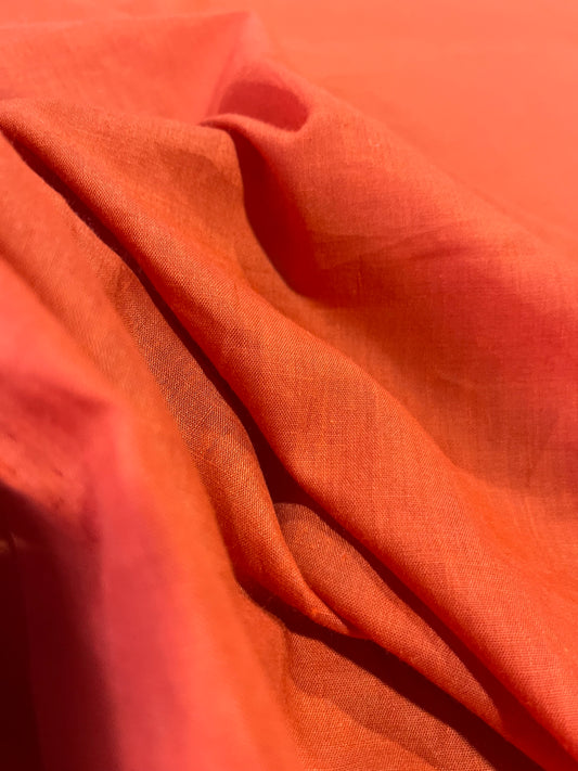 E02 PC 008 cotton voile burned orange