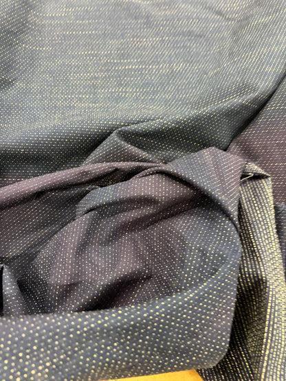 DENIM DISTRICT 003 navy fantasy midweight cotton