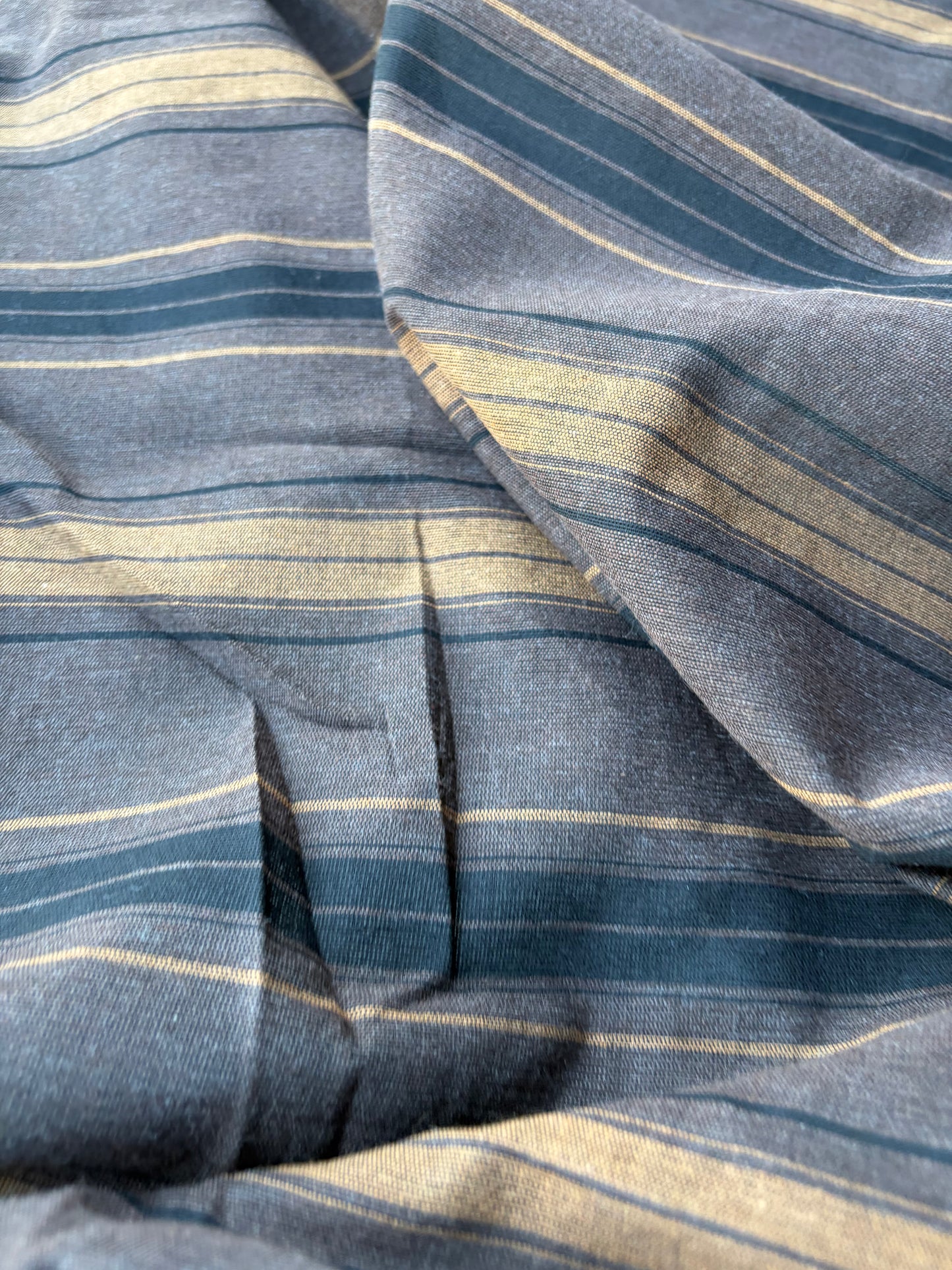 MOLKO 020 brown/black cotton jacquard stripes