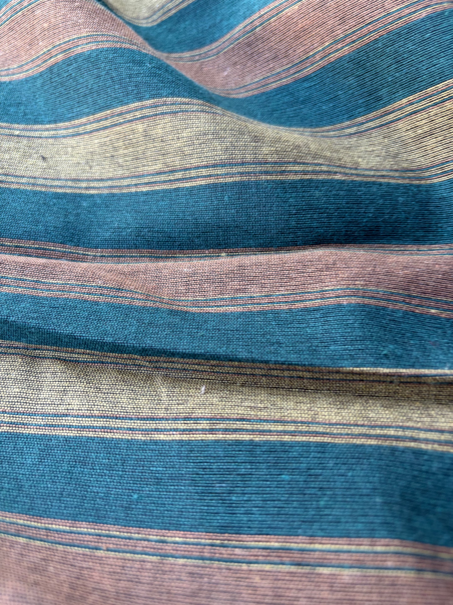 MOLKO 021 khaky/curry cotton jacquard stripes