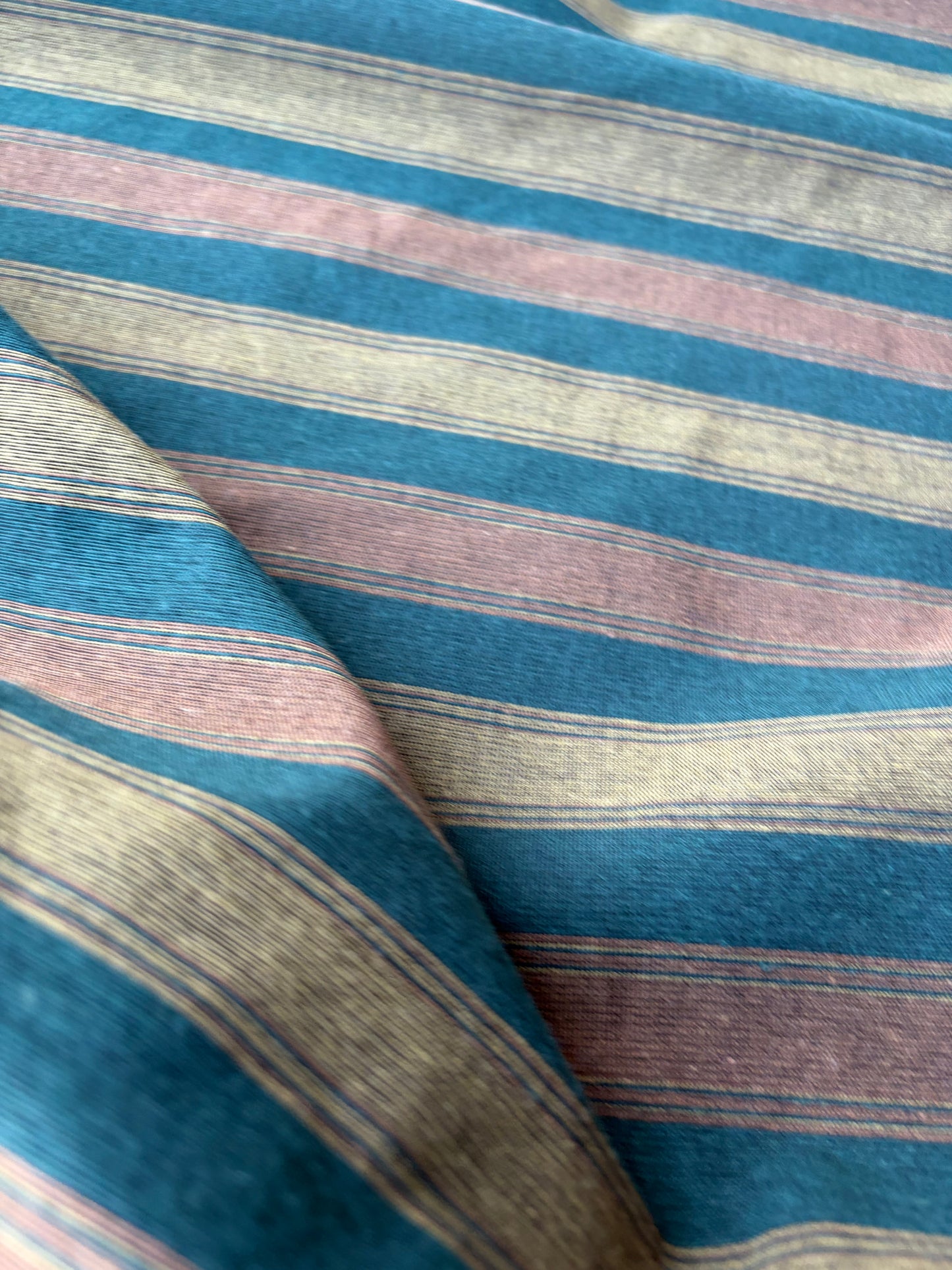 MOLKO 021 khaky/curry cotton jacquard stripes