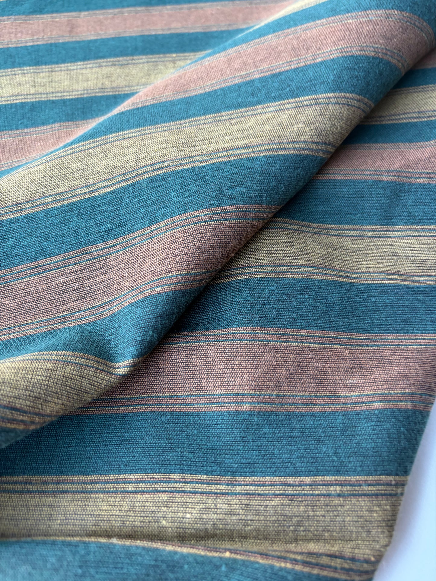MOLKO 021 khaky/curry cotton jacquard stripes