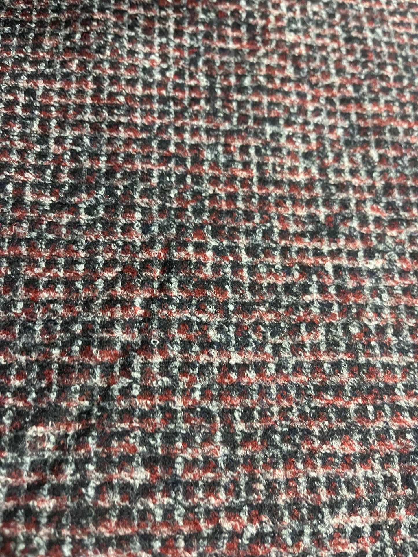 Flip side 100 wool contrecollé small check