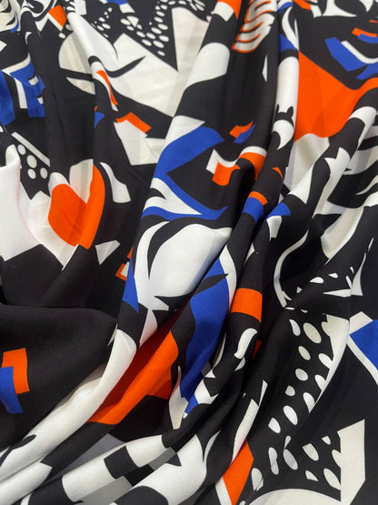 ISABELLE 011 viscose crazy pop print