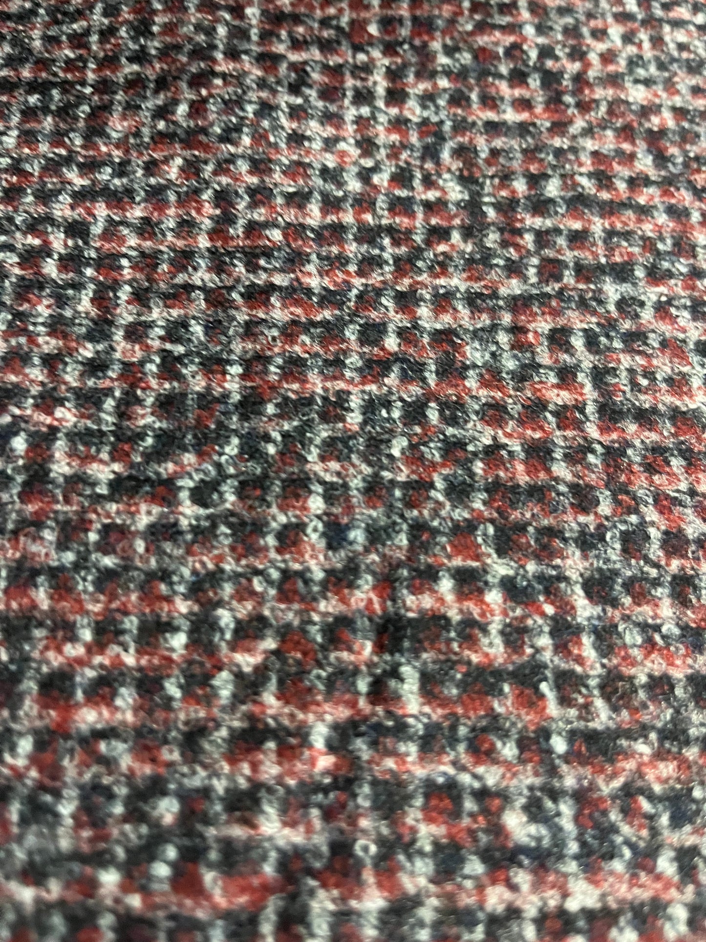 Flip side 100 wool contrecollé small check