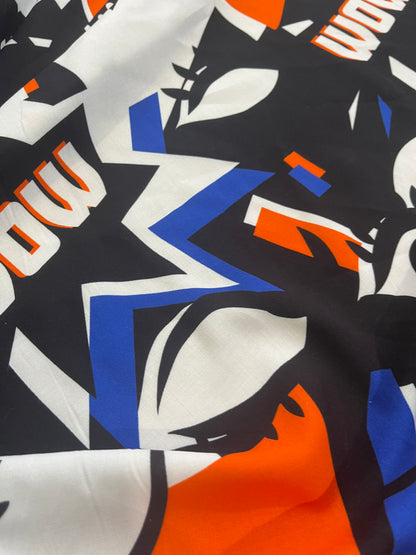 ISABELLE 011 viscose crazy pop print