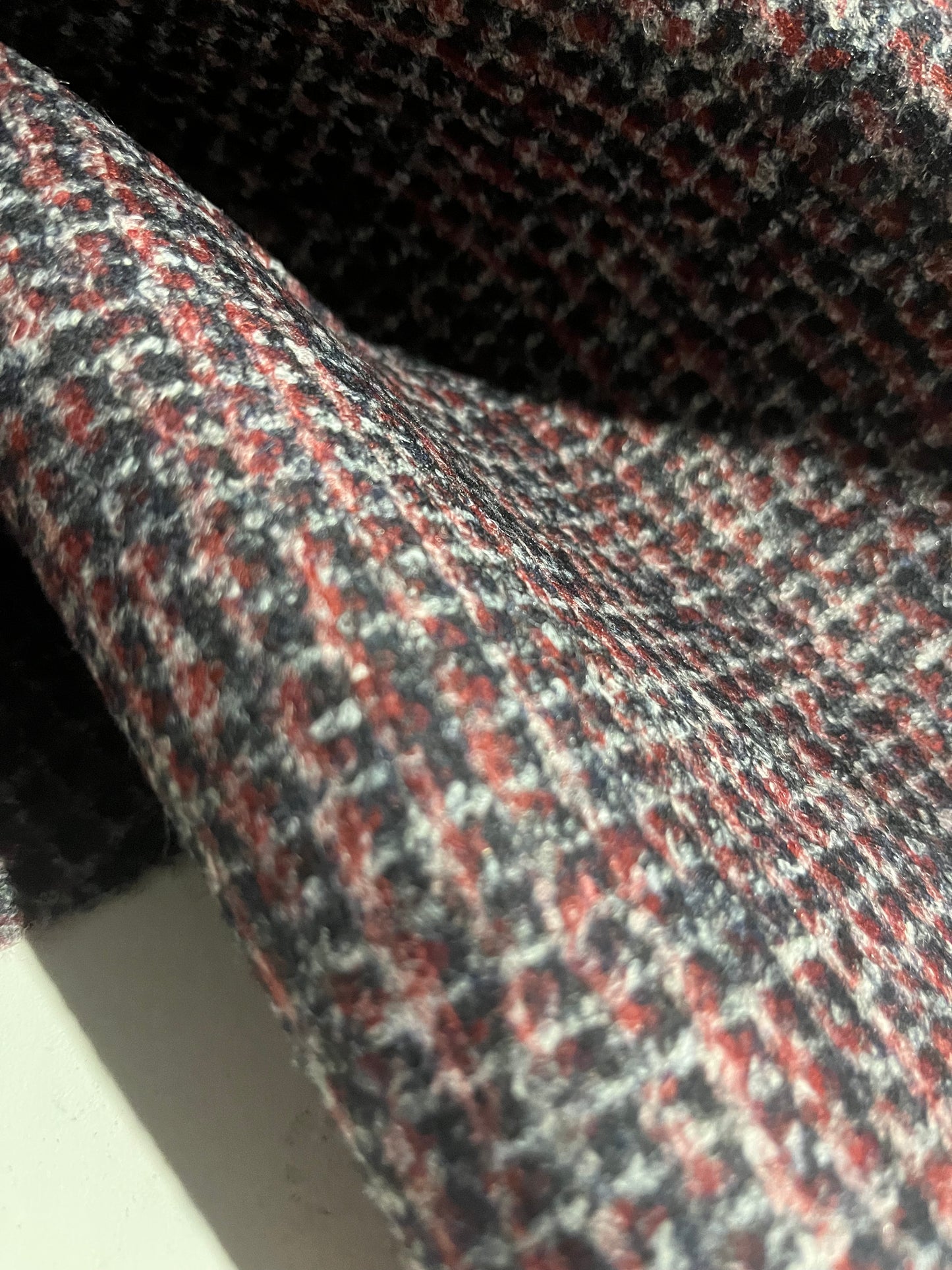 Flip side 100 wool contrecollé small check