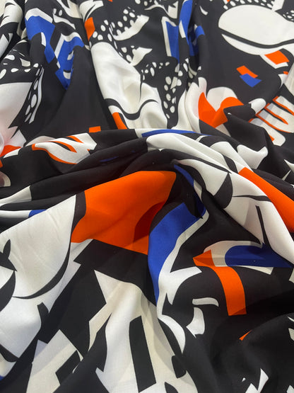 ISABELLE 011 viscose crazy pop print