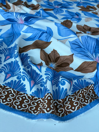 PC MOLKO 023 double border viscose fibrane print