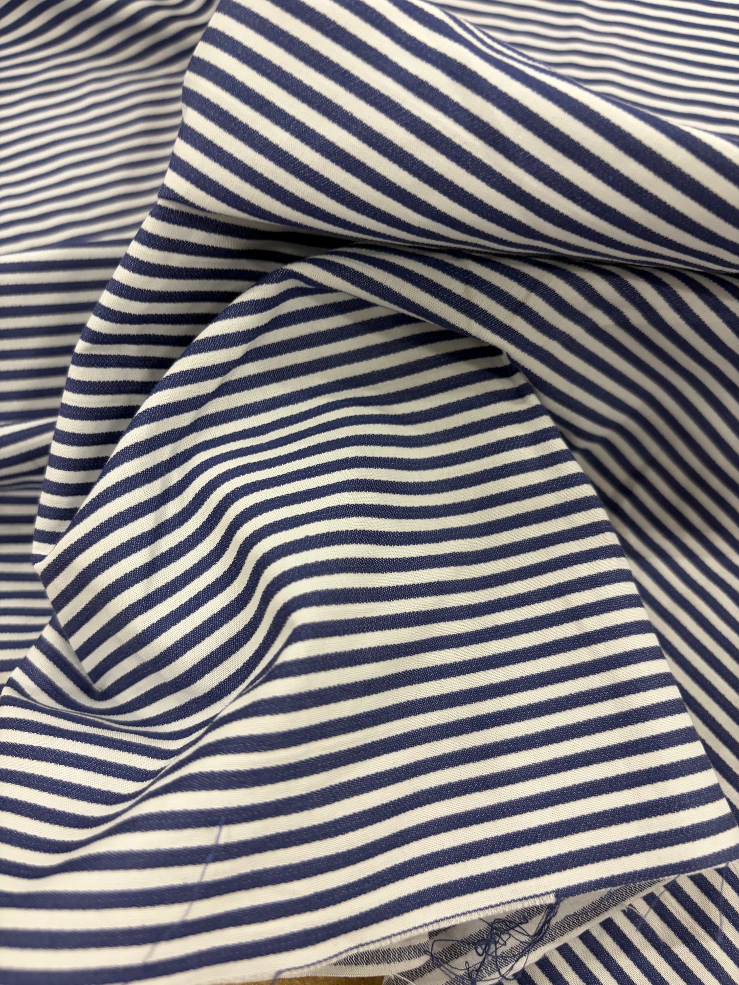 DENIM DISTRICT 006 striped cotton oxford