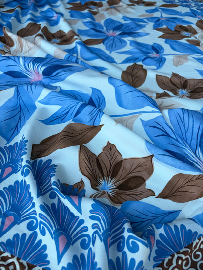 PC MOLKO 023 double border viscose fibrane print
