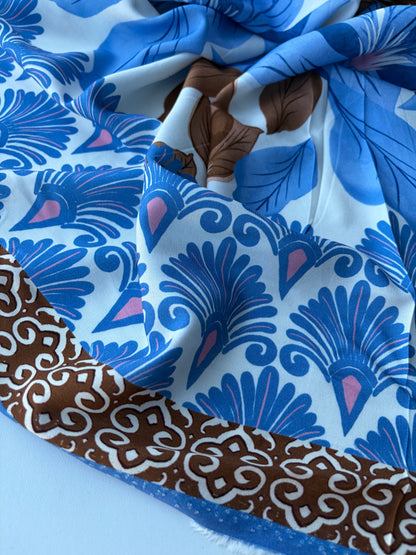 PC MOLKO 023 double border viscose fibrane print