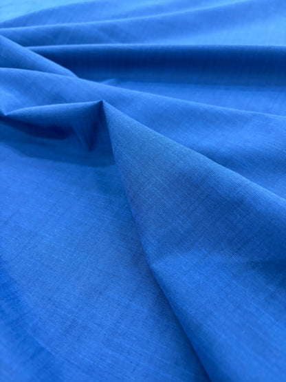 DENIM DISTRICT 007 colourwoven indigo cotton voile