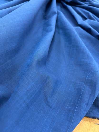 DENIM DISTRICT 007 colourwoven indigo cotton voile