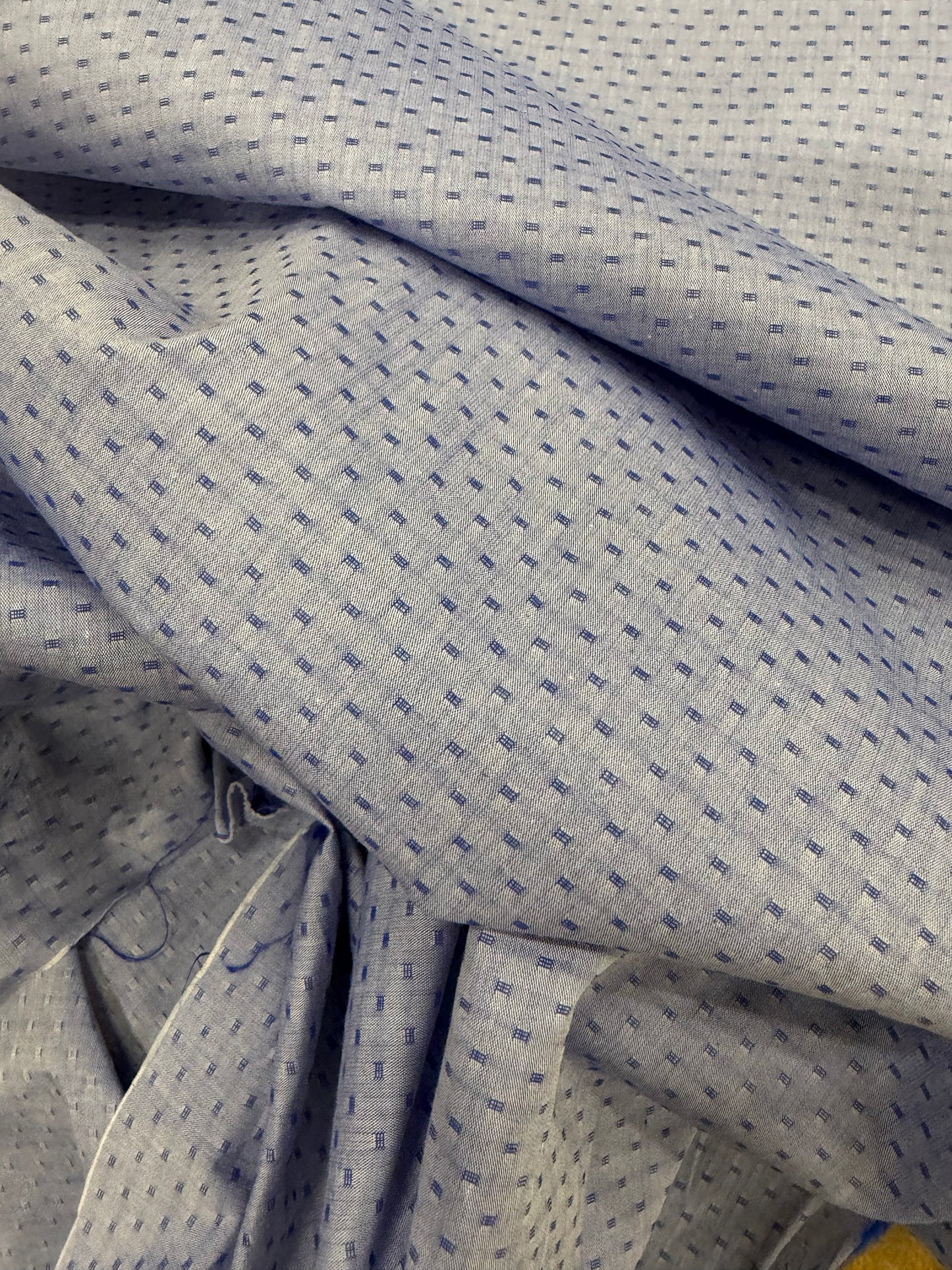 DENIM DISTRICT 008 cotton colourwoven shirting jacquard