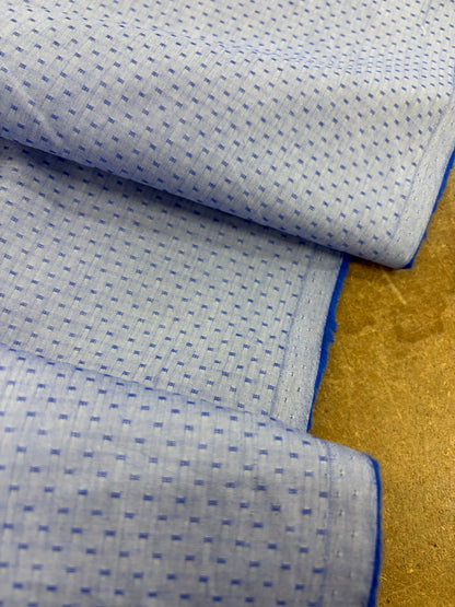 DENIM DISTRICT 008 cotton colourwoven shirting jacquard