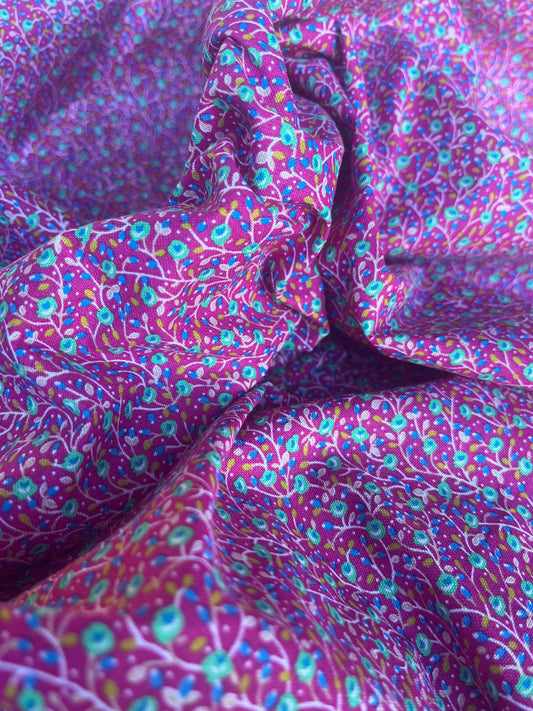 CARLA 013 cotton canvas small flowerprint