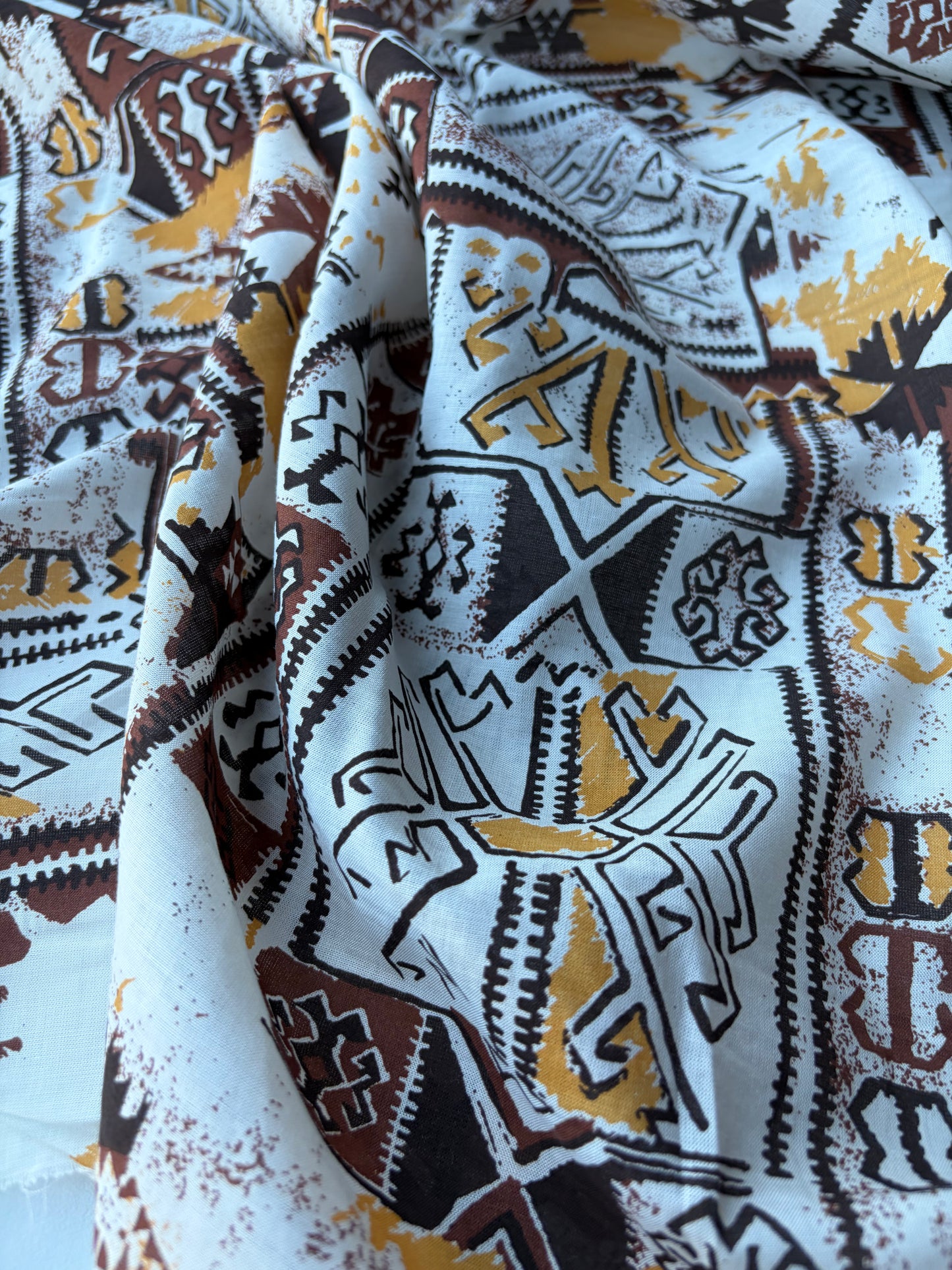 MOLKO 026 ethnical patchwork cotton voile print