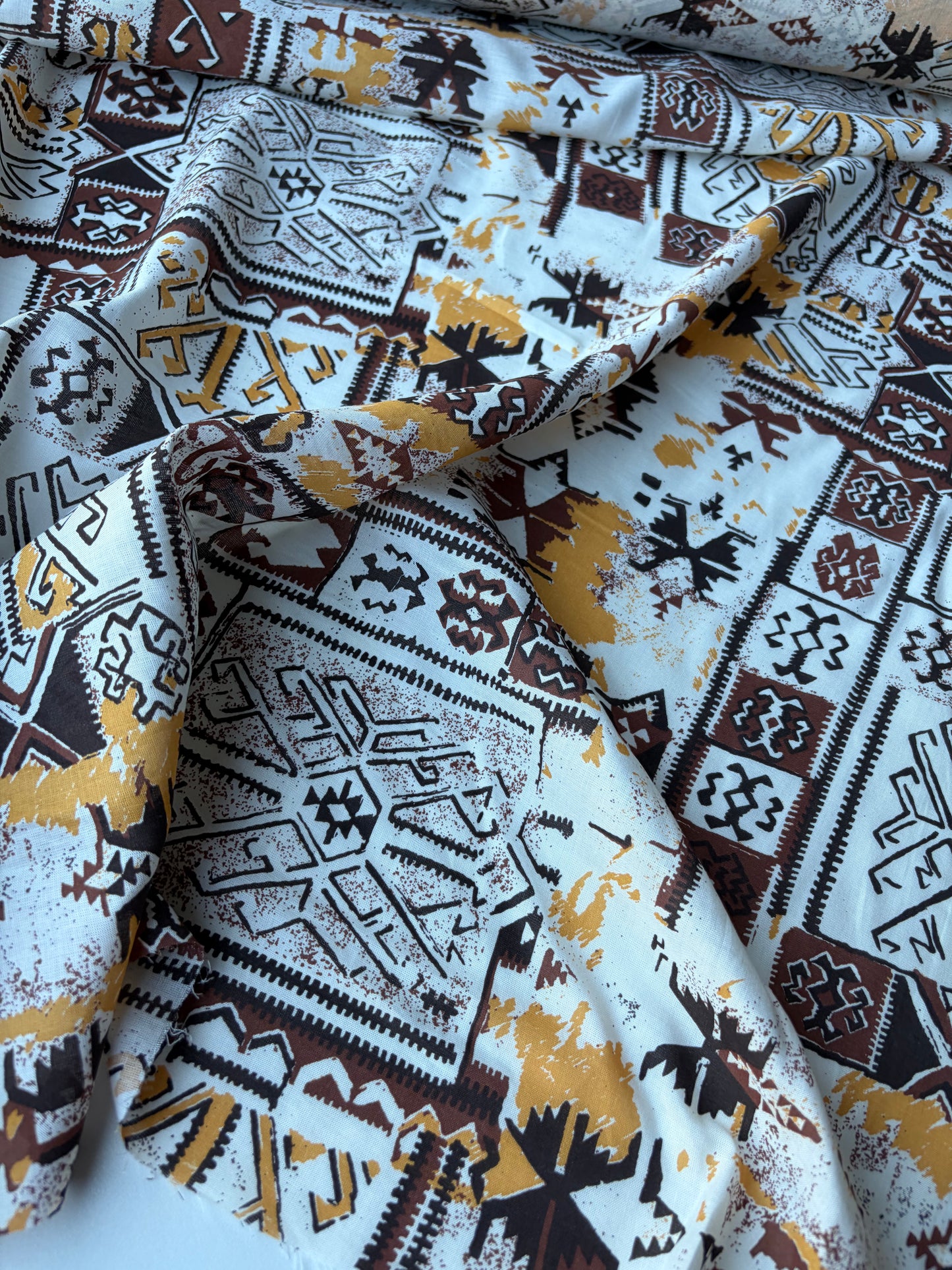 MOLKO 026 ethnical patchwork cotton voile print