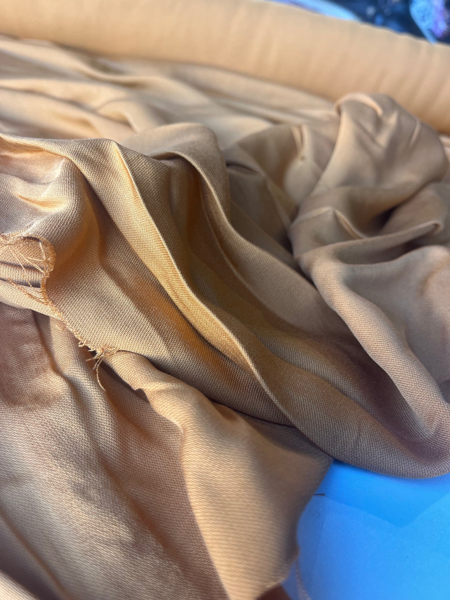 CARLA 015 viscose/wool warm orange